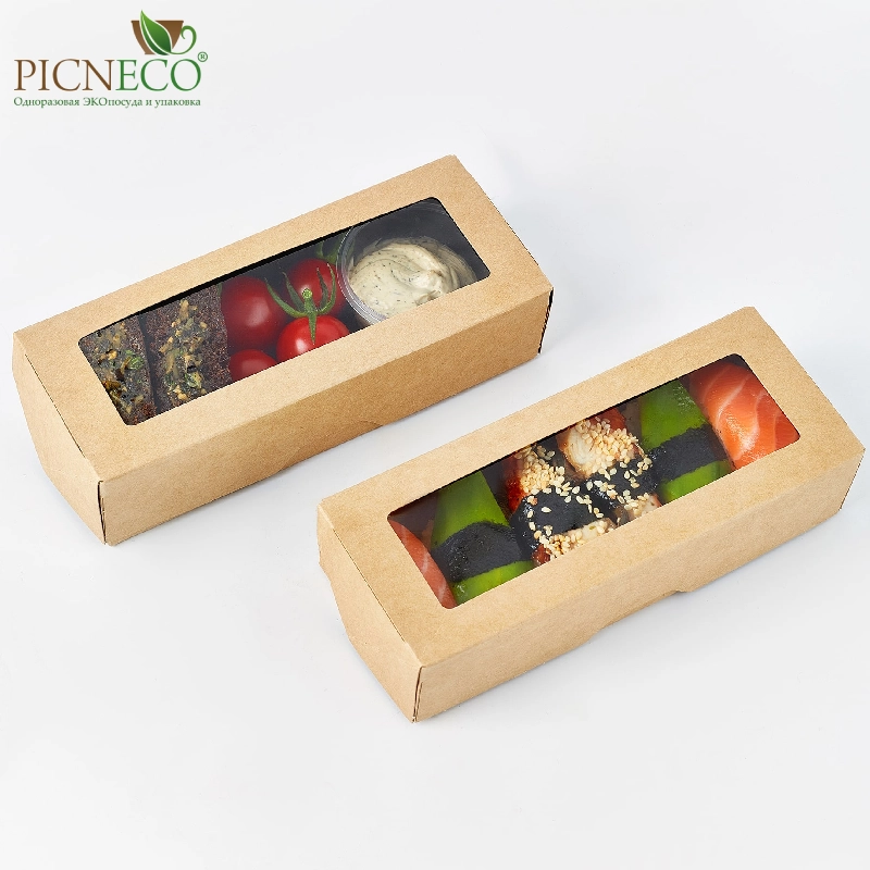 товар Контейнер бумажный 500мл, черный, серия OneBox OKP050C